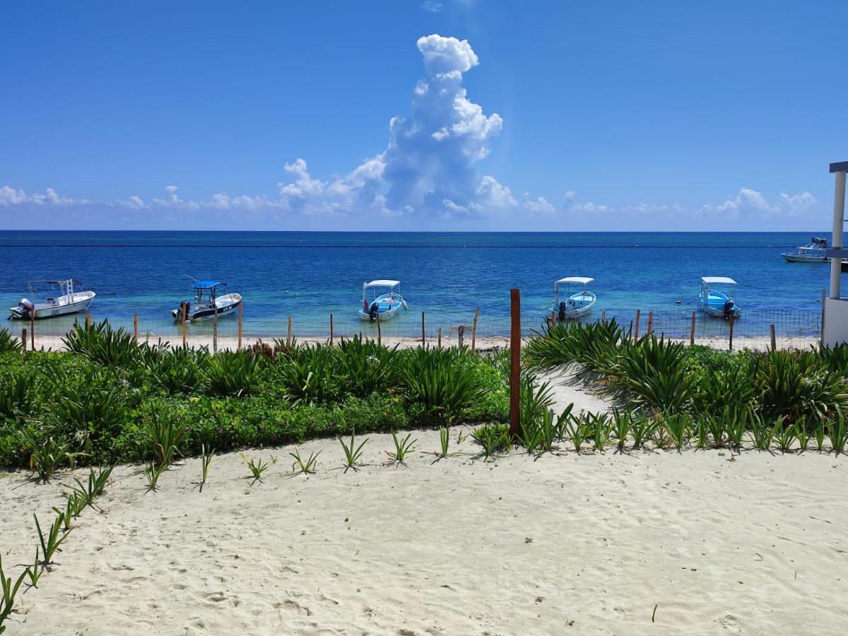 Casa Lucia Beachfront Puerto Morelos Eksteriør bilde